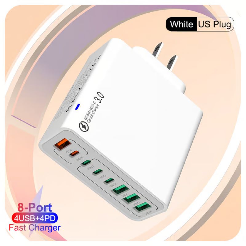 🔥🔥8 in 1 waterproof port USB fast charger