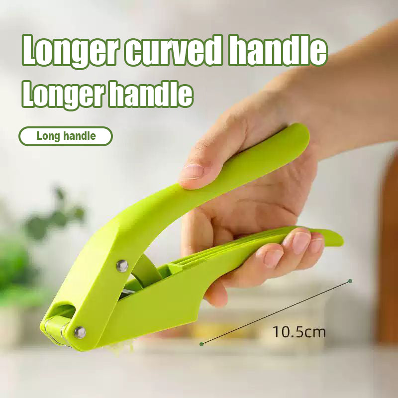 Portable garlic press