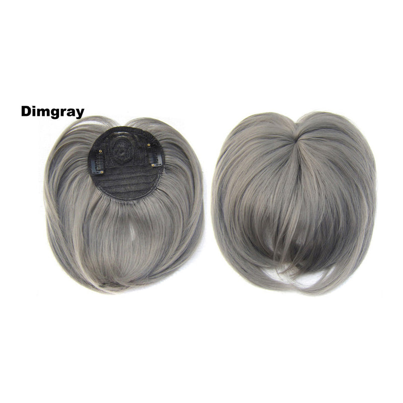 Heart-shaped bangs wig