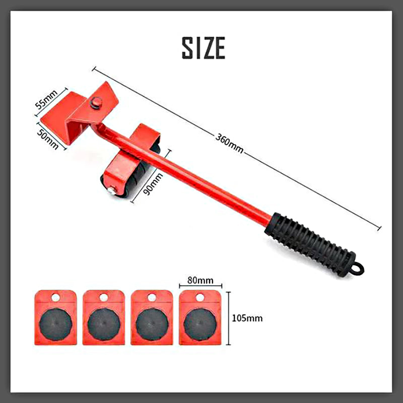 Tool Set for Lifting and Moving Heavy Furniture