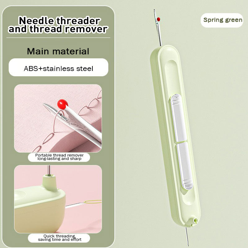 2-in-1 Needle Threader and Seam Winder Tool