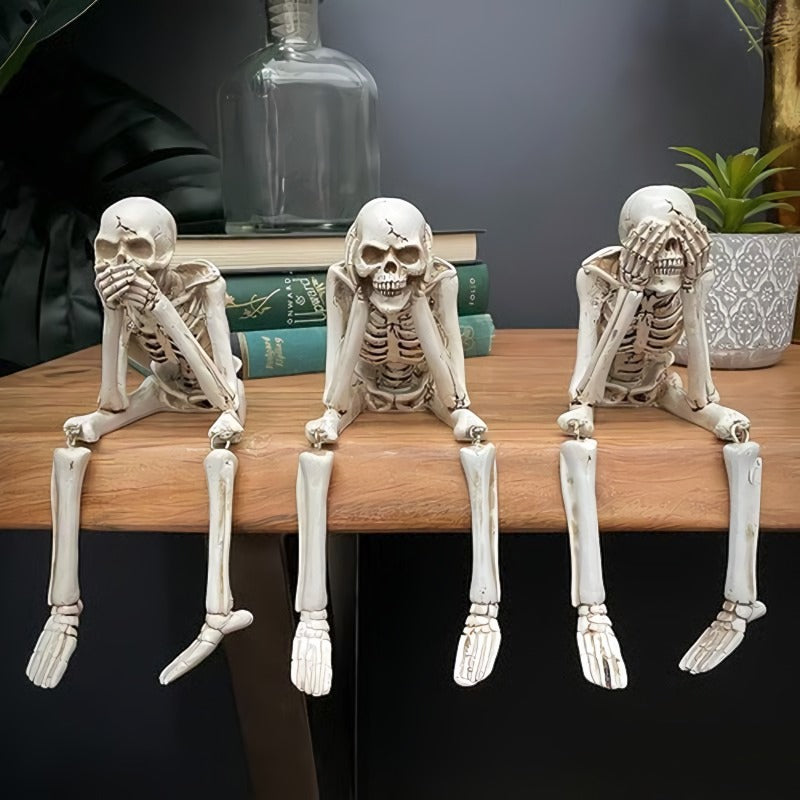 🔥Evil Halloween Skull Ornaments