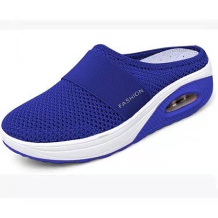 Orthopedic diabetic walking shoes with air cushion and anti-slip function