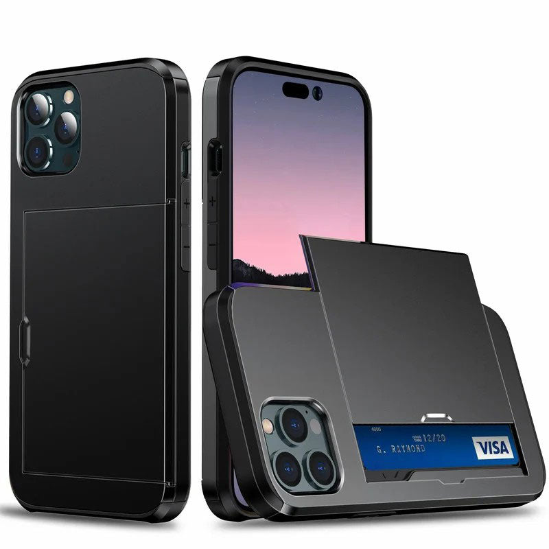 Mobile phone case with card slot