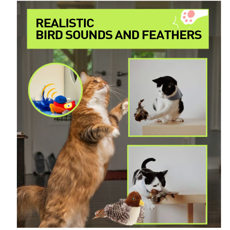 Simulation bird pet toy