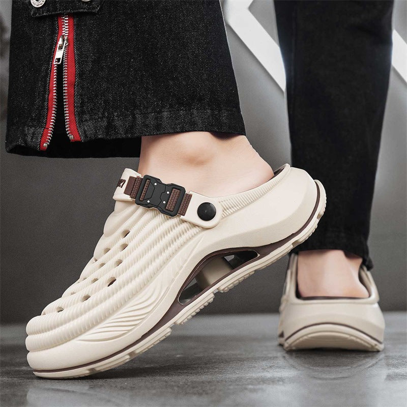 🔥Thick-soled non-slip hole shoes for men and women