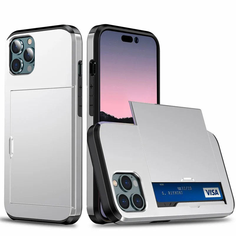 Mobile phone case with card slot