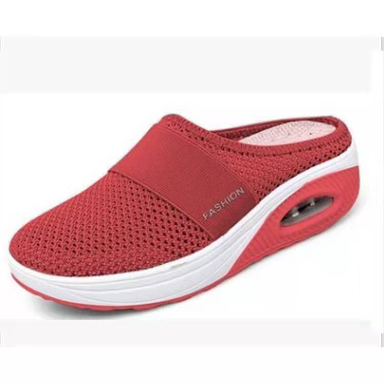 Orthopedic diabetic walking shoes with air cushion and anti-slip function