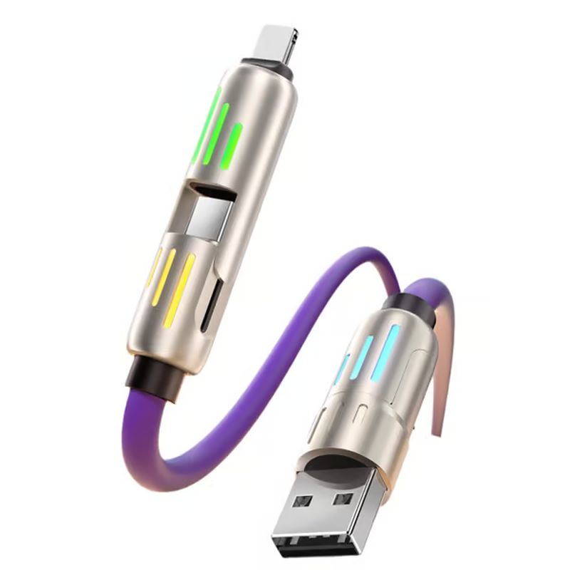 🔥4 in 1 USB Charging Cable MAX 240W Fast Charging🔥