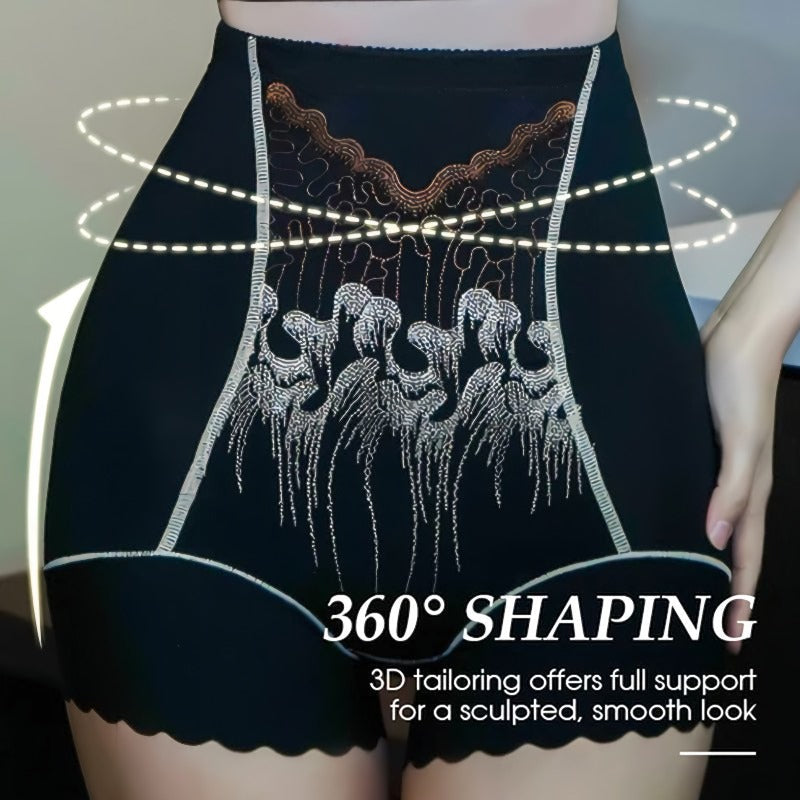 💃 Women's high-waisted tummy-controlling shorts