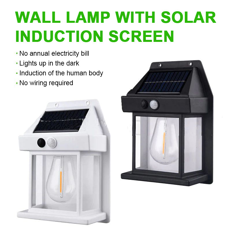 Outdoor Solar Tungsten Wall Light