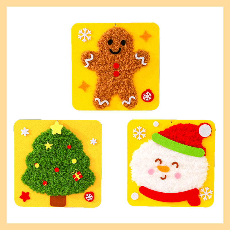 Christmas DIY Embroidery Doll Set