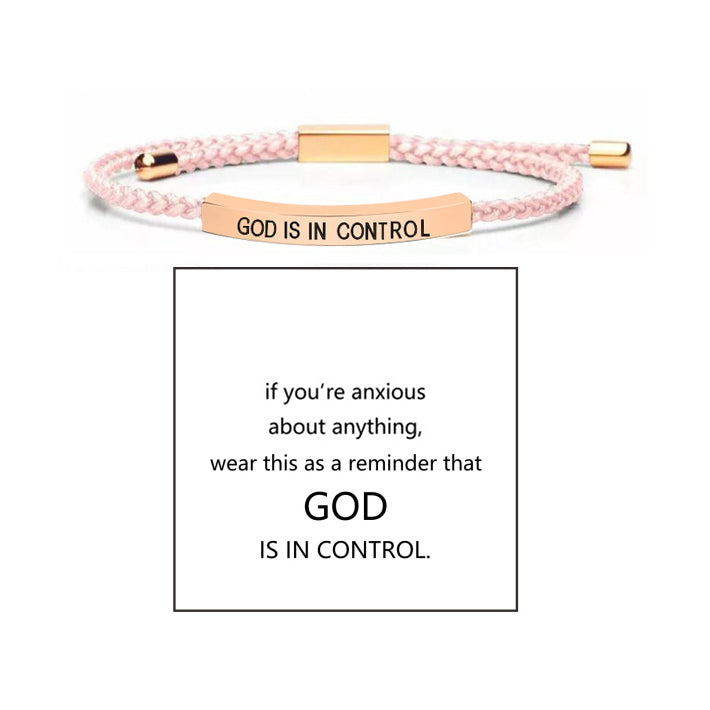 💖✨ Inspire Bracelet "God Controls Everything" 🎁