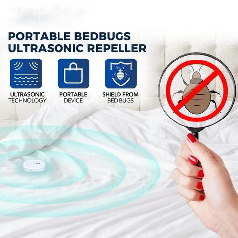 Portable Bedbugs Ultrasonic Repeller - buy one get one free