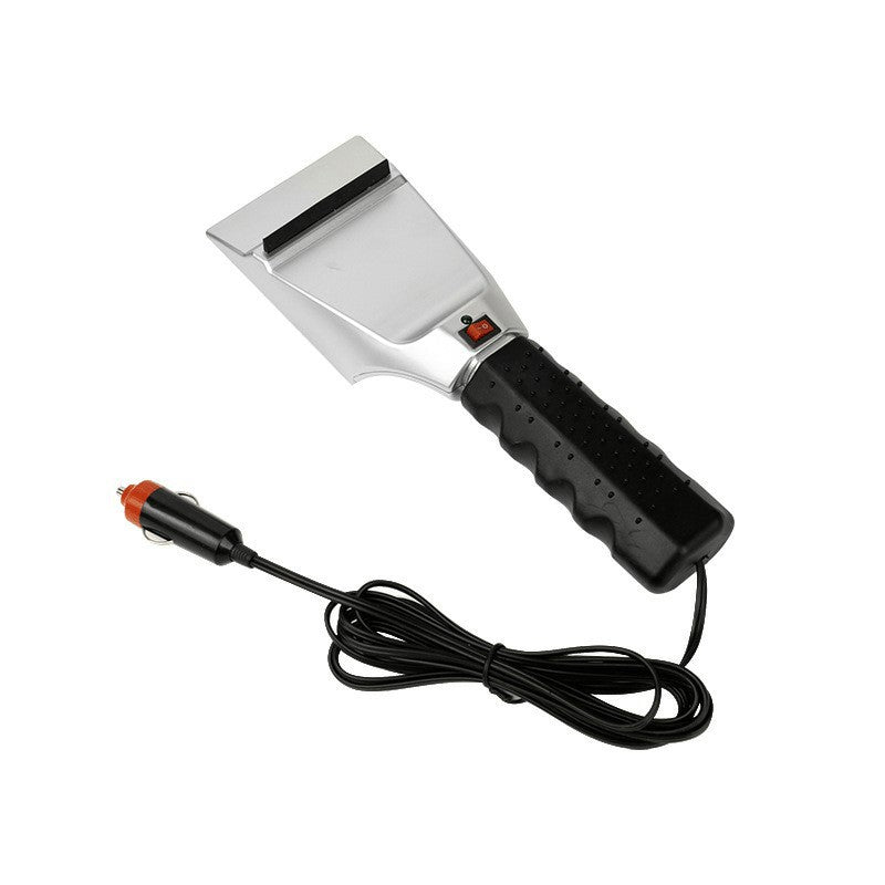 Heated Snow Ice Scraper for Car 12V Plug into Cigarette Lighter