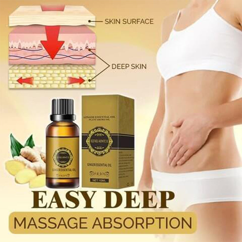 Abdominal Detox Natural Ginger Oil