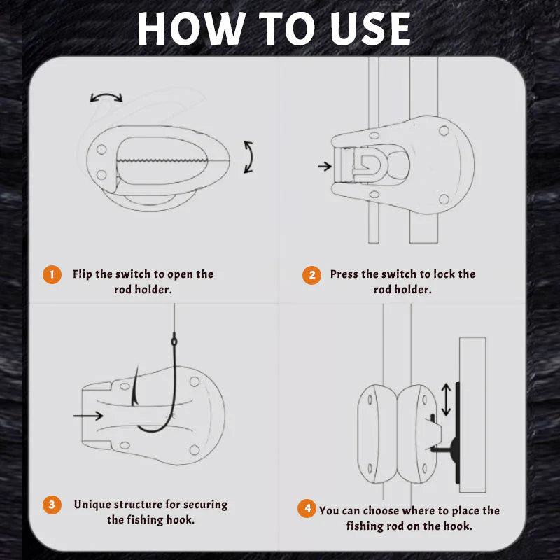 Multifunctional fishing rod rack
