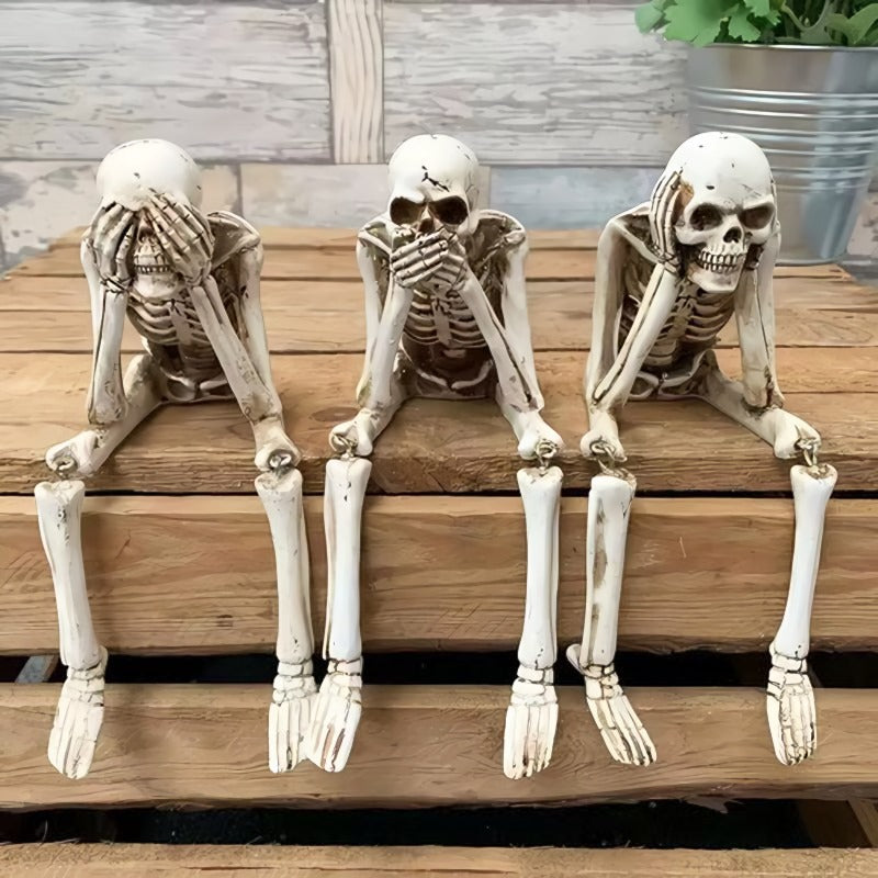 🔥Evil Halloween Skull Ornaments