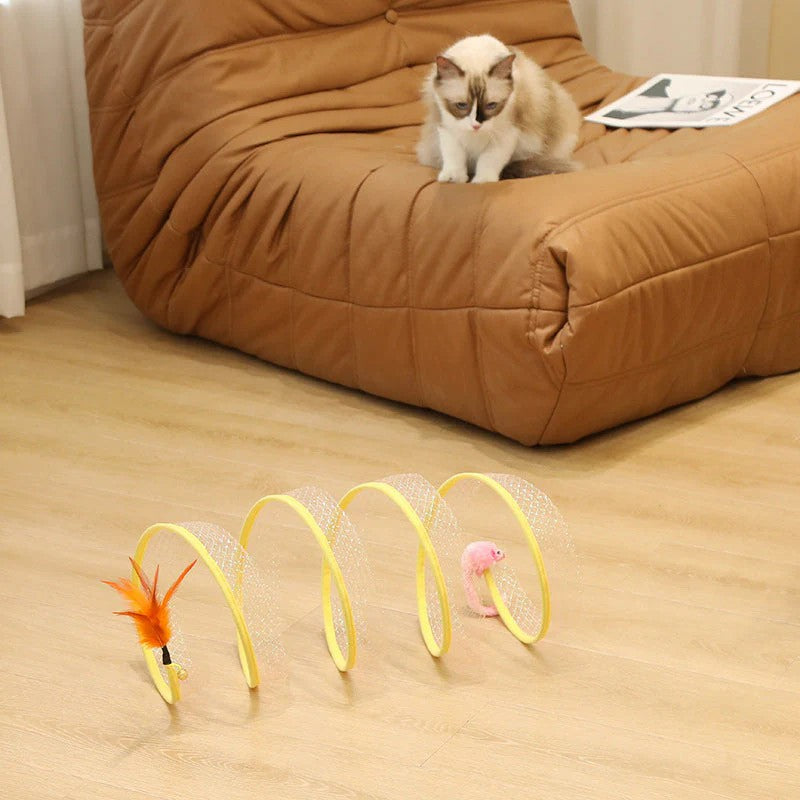 Foldable cat tunnel