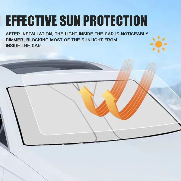 Foldable Windshield Sunshade