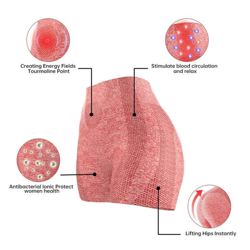 Ion Shaping Shorts contain tourmaline fabric