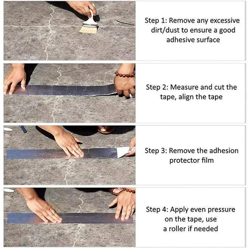 Waterproof aluminum foil tape