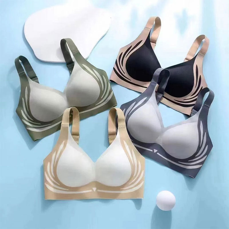 Super comfortable wire-free push-up bra