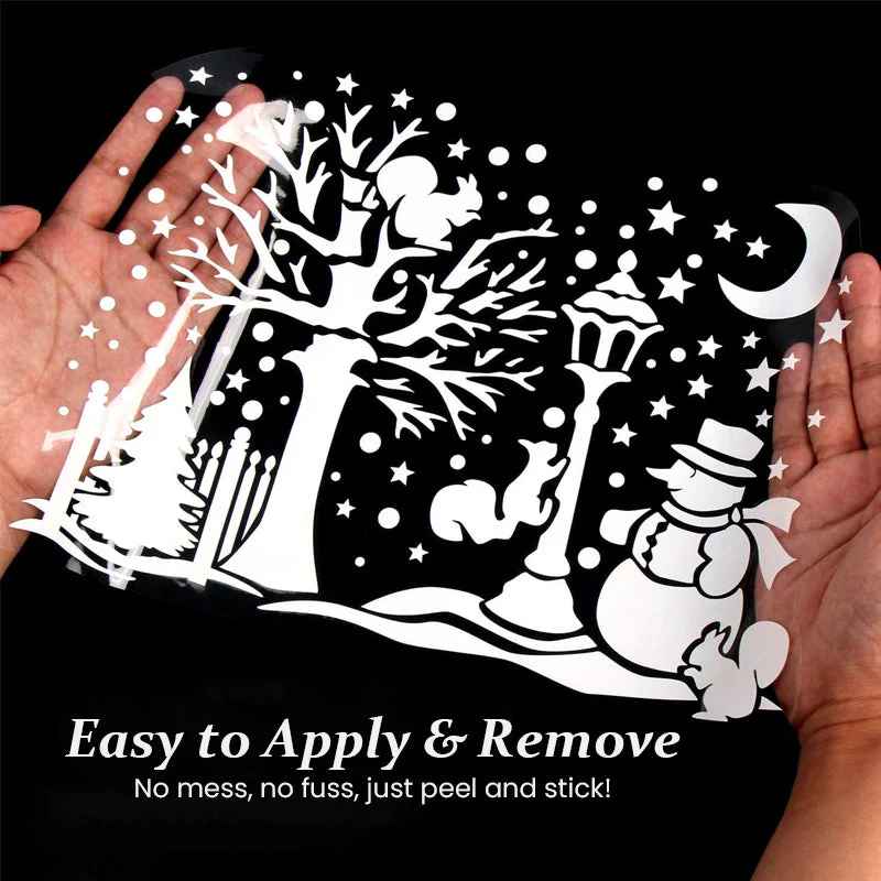 Christmas window decorations