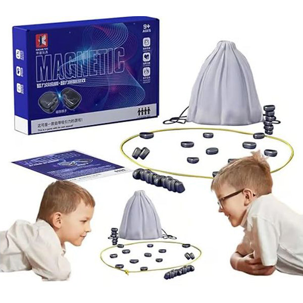 Two-Player Magnetic Chess Games