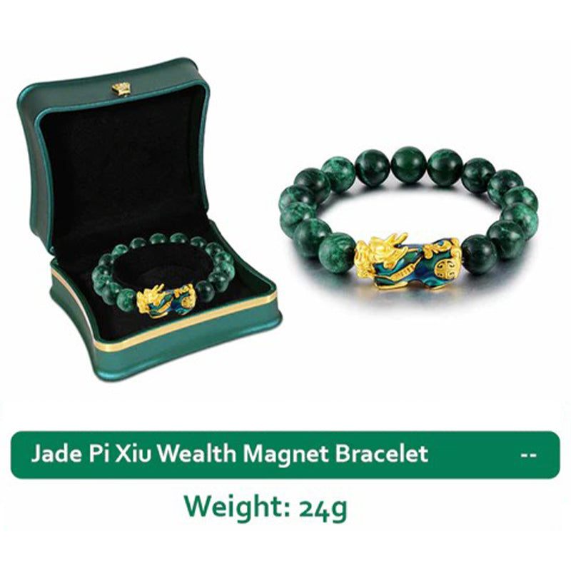 Jade Pi Xiu Wealth Magnet Bracelet