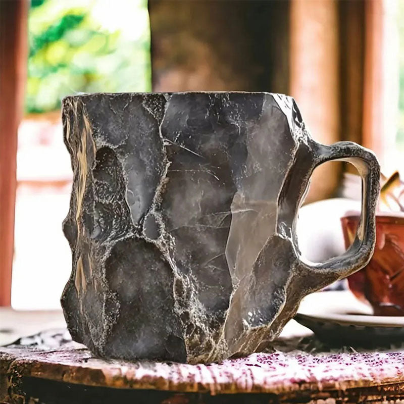 Imitation mineral crystal coffee cup