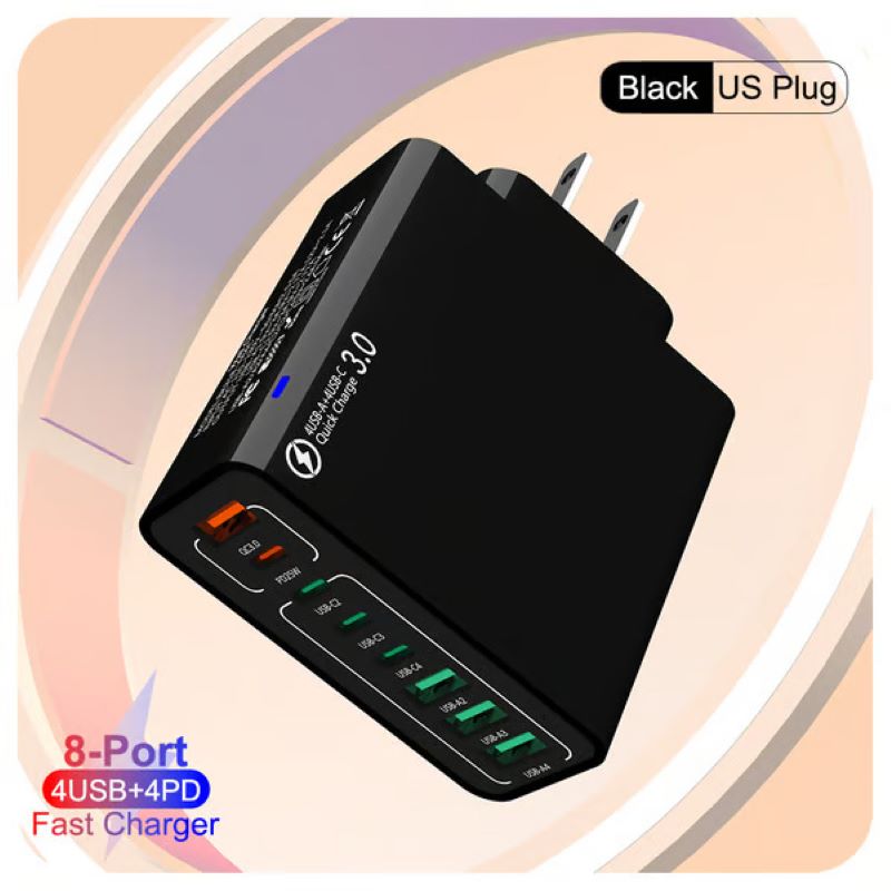 🔥🔥8 in 1 waterproof port USB fast charger