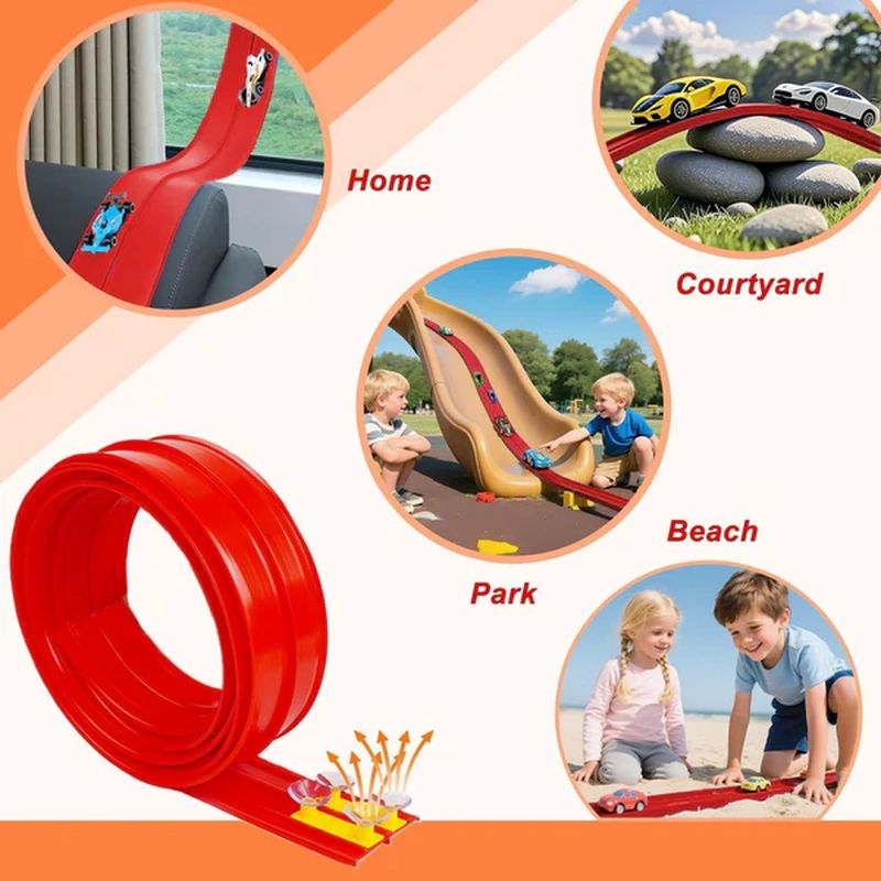 DIY Flexible Race Track Toy Set