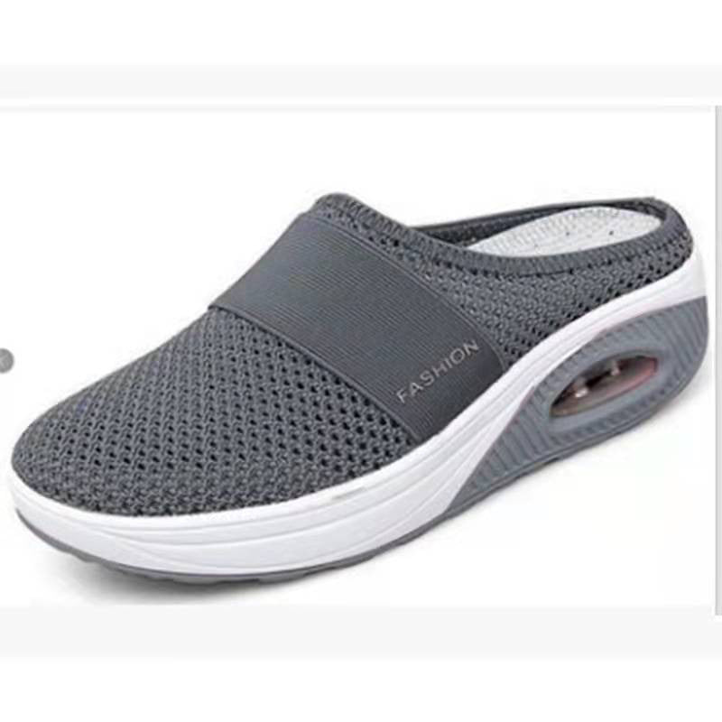 Orthopedic diabetic walking shoes with air cushion and anti-slip function