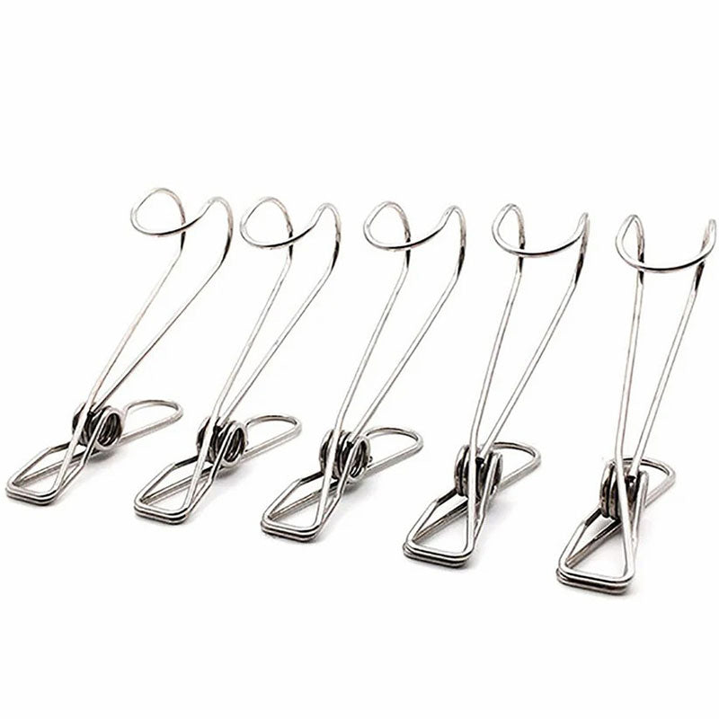 Stainless Steel Metal Clips with Hooks