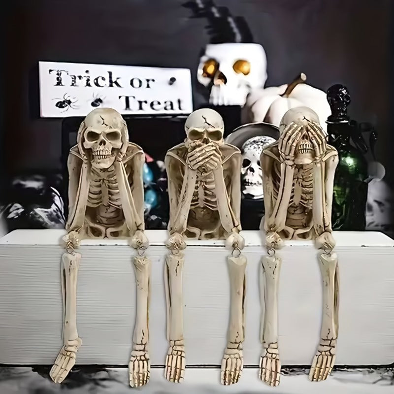 🔥Evil Halloween Skull Ornaments