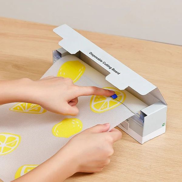 Disposable cutting board paper