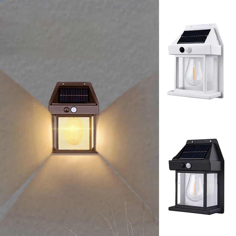 Outdoor Solar Tungsten Wall Light