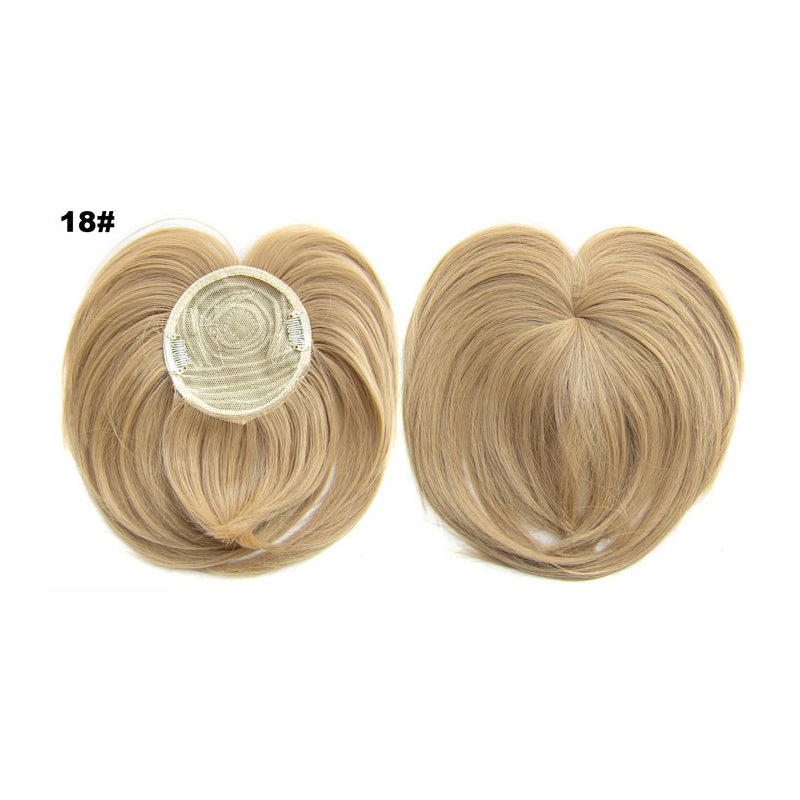 Heart-shaped bangs wig