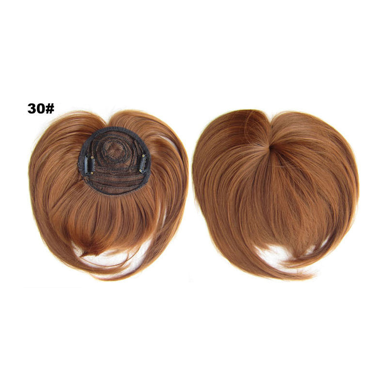 Heart-shaped bangs wig