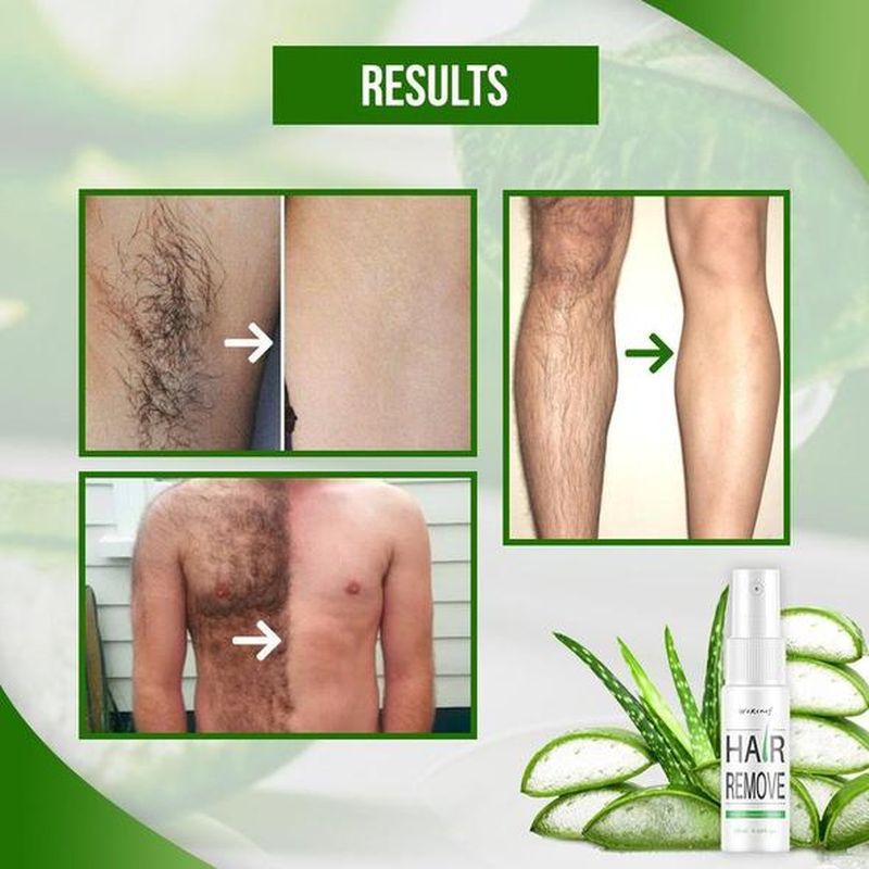 Natural Permanent Hair Removal Spray