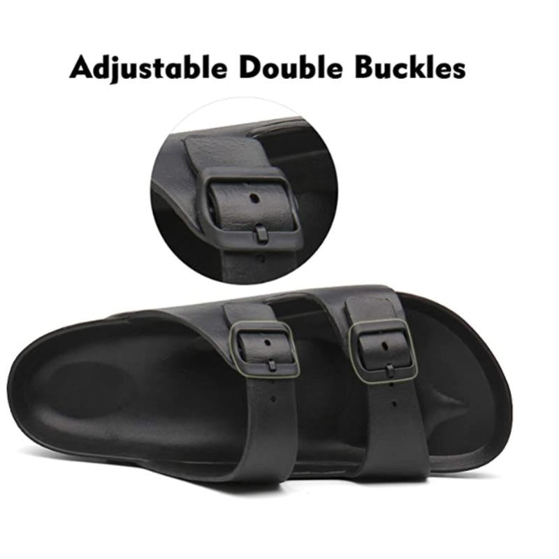 Arch Support Double Buckle Adjustable Sandals