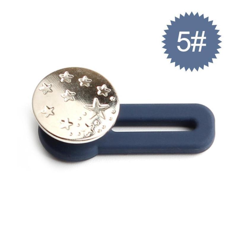 Jeans Retractable Buttons Extension Buckle (5PCS)