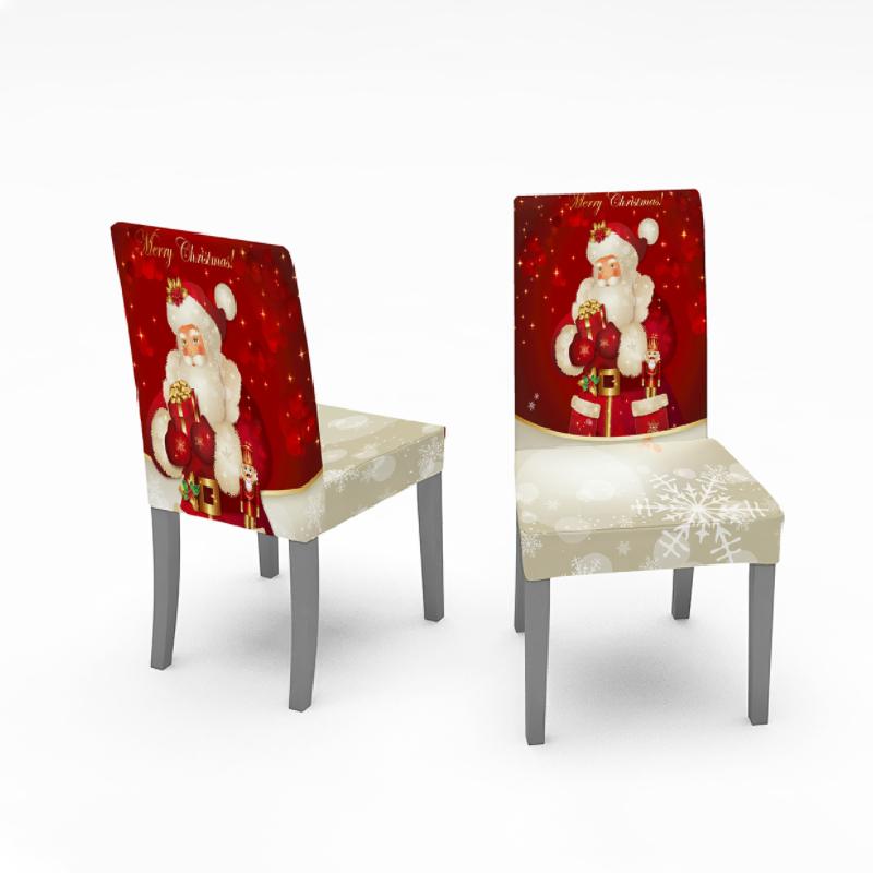 CHRISTMAS DECORATION FOR CHAIR COVER AND TABLECLOTH