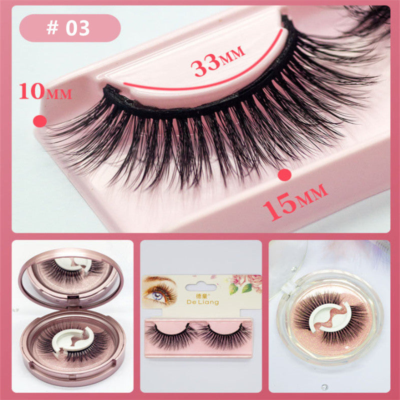 REUSABLE SELF-ADHESIVE FALSE EYELASHES