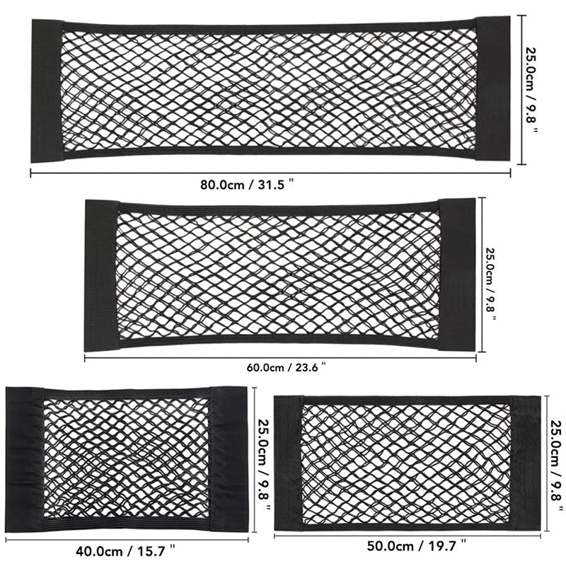 Car Trunk Seat Elastic Net Pocket