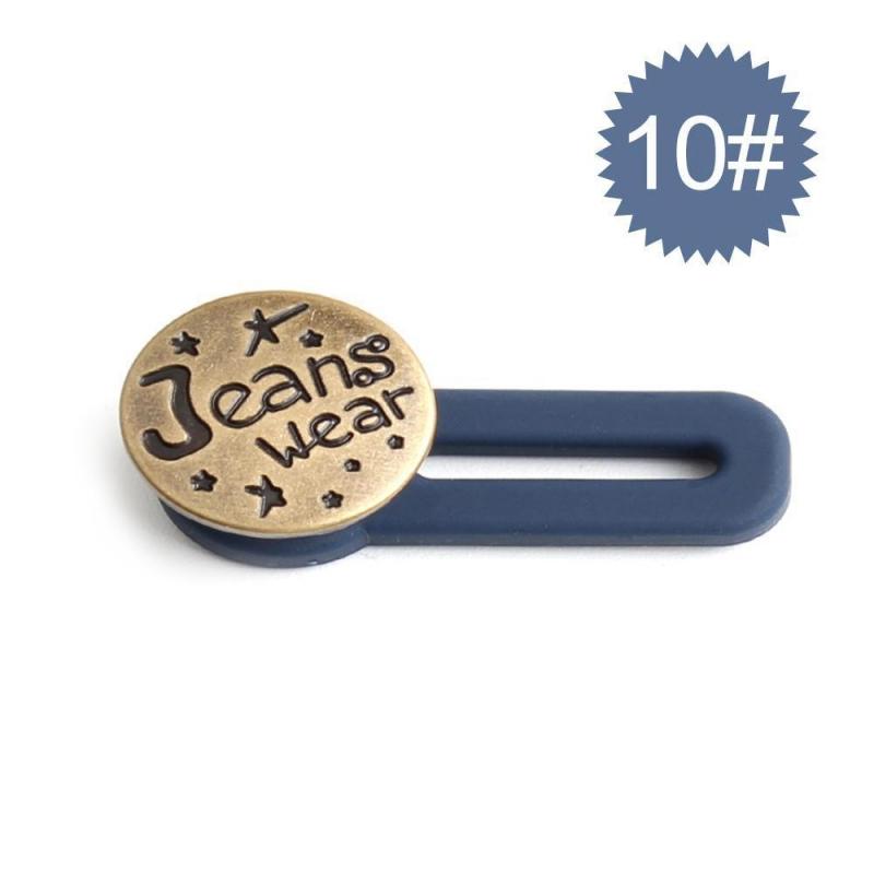 Jeans Retractable Buttons Extension Buckle (5PCS)