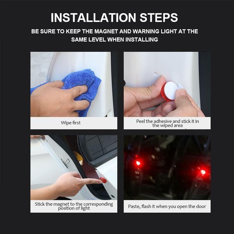 Warning Light for Car Door (2 Pieces)