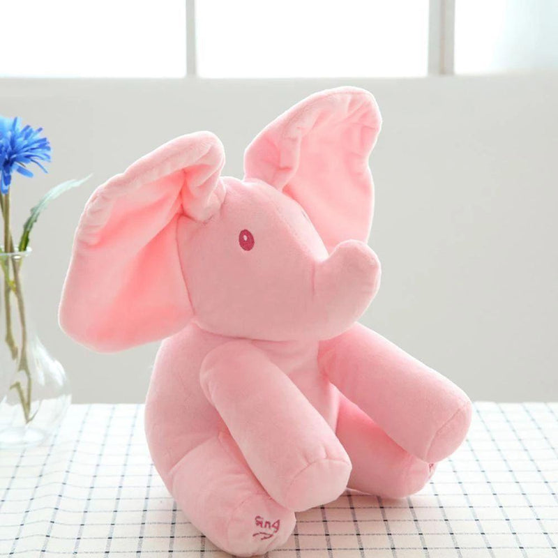 Music plush elephant, Hide-and-seek game Electric toys