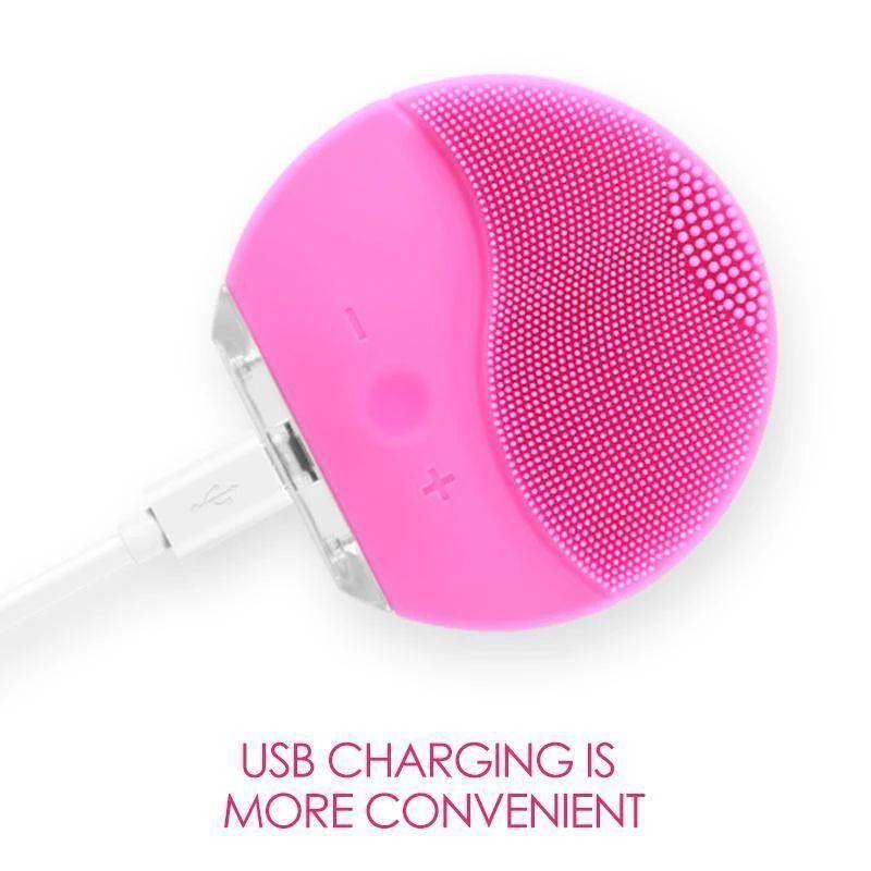 Electric Silicone Facial Cleansing Brush